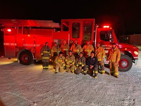 olunteer firefighters with Logan Lake Fire and Rescue