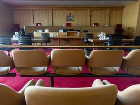 B.C. Court of Appeal courtroom in Vancouver.