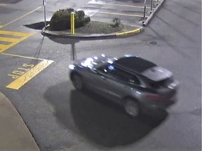 Mounties are looking for shooting suspects that may have used this SUV for a shooting in Mission.