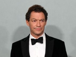 English actor Dominic West poses on the red carpet upon arrival to attend the World Premiere of "The Crown (Season 5)" in London on November 8, 2022.