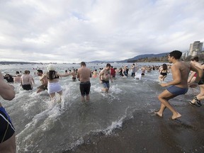 Everybody in! Polar bear swims are back in full swing after many around Metro Vancouver were paused for the pandemic.
