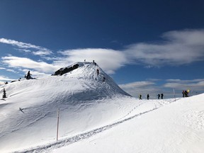 File photo of snowshoers at Mount Seymour Park.