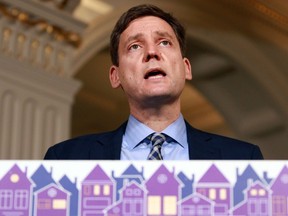 Premier David Eby told a business luncheon Thursday details of B.C.'s ambitious plan to create roughly 250,000 net new housing units in the next 10 years.