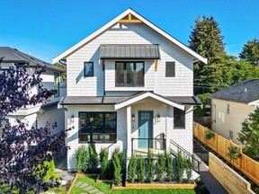 This half-duplex at 2563 East 16th Avenue, in Vancouver, was listed for $1,899,000 and sold for $1,850,000.