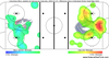 The heat map after one period Saturday
