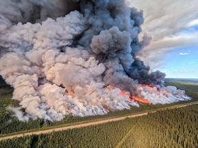 The Donnie Creek wildfire in northeast British Columbia, is the largest in B.C. history, having burned more than 5,800 square kilometres of land since it was spotted on May 12, 2023.