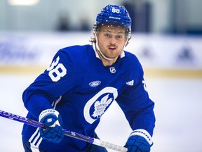 Toronto Maple Leafs William Nylander during the first day of training camp at the Ford Performance Centre in the Etobicoke area of Toronto on Thursday September 21, 2023. Ernest Doroszuk/Toronto Sun/Postmedia
