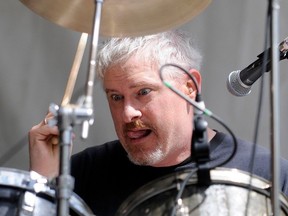 NoMeansNo performs during the outdoor concerts as a part of Sled Island at the Olympic Plaza in Calgary on July 3, 2010.