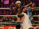 WWE star and B.C. girl Chelsea Green repped the Canucks and ripped Vancouver at Friday Night Smackdown at Rogers Arena.