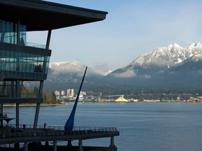 Snow is expected on Vancouver's North Shore mountains this week.