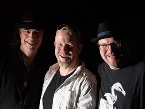 The Bad Pennies are a Vancouver-based blues band featuring (from left) guitarist/singer Jeff Baker, drummer Jim Reid and bassist Mark Milner.