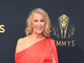 LOS ANGELES, CALIFORNIA - SEPTEMBER 19: Catherine O'Hara attends the 73rd Primetime Emmy Awards at L.A. LIVE on September 19, 2021 in Los Angeles, California.