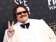 Canadian chef and actor Matty Matheson arrives for the 29th Annual Critics Choice Awards at the Barker Hangar in Santa Monica, Calif., on Jan. 14.