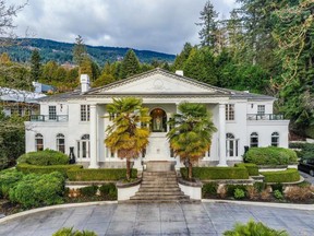 The "White House" at 2929 Mathers Avenue in West Vancouver's Altamont neighbourhood is on the market for $17.8 million.