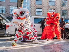 File photo of celebrations during Lunar New Year in Vancouver.