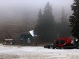 Muddy snow after days of rain at Cypress Mountain in West Vancouver forced the ski hill to close for several days this week. Some season pass holders are asking for a refund.