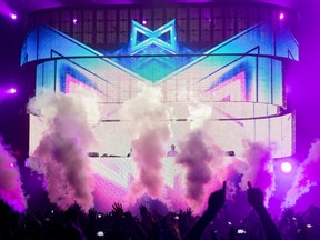 Dance-music DJ trio Swedish House Mafia perform in Montreal in 2013