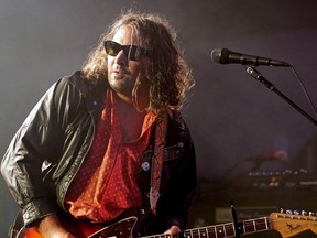 Adam Granduciel, vocalist and guitarist with the band The War On Drugs, performs on stage at the 2022 Edmonton Folk Music Festival on Friday August 4, 2022.