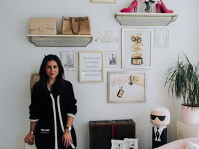 Dia Capello is the owner of the Ottawa-based luxury consignment store Valamode.