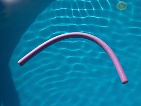 A teacher allowed a student to be hit repeatedly in the head with a pool noodle during a phys-ed class, causing the student's glasses to break.