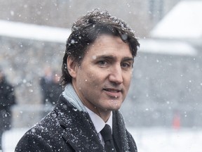 Canada's Prime Minister Justin Trudeau in Montreal, Canada, on March 23, 2024.