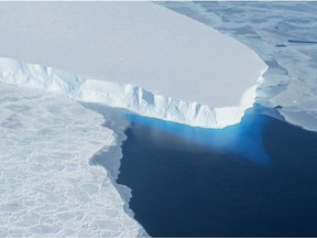 Thwaits Glacier in Antarctica. NASA/Wikipedia. Handout [PNG Merlin Archive]