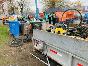 Vancouver's deputy city manager Sandra Singh said the plan to shut down the section of park designated for the encampment this week will allow equipment to be brought in to clean piles of debris and unsafe structures.