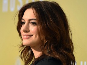 U.S. actress Anne Hathaway attends the premiere of "The Hustle" at the Arclight Cinerama Dome in Hollywood, California on May 8, 2019.