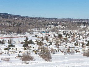 A view of West Quesnel taken near Veneer Road in Quesnel, B.C., is shown on Thursday, March 9, 2023. THE CANADIAN PRESS/James Doyle