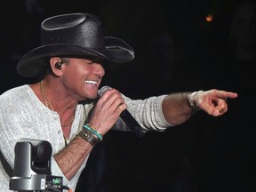Country music artist Tim McGraw plays Rogers Arena on March 27.