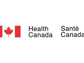 Health Canada has seized a number of unauthorized health products from a store in Richmond, B.C., that "may pose serious health risks" to users. The Health Canada logo is seen in this undated handout.