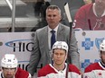 Montreal Canadiens head coach Martin St. Louis is returning to the NHL team's bench for Tuesday's game against the Colorado Avalanche. St. Louis stands behind his bench during &ampnbsp;first period &ampnbsp;&ampnbsp;NHL hockey &ampnbsp;against the Pittsburgh Penguins, in Pittsburgh, Thursday, Feb. 22, 2024.
