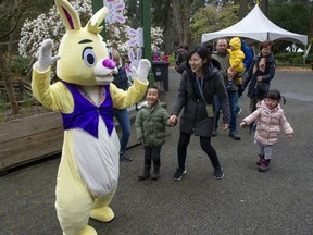 The Easter train at Stanley Park will be back in service for the long weekend, said the Vancouver park board.