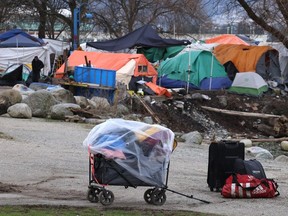 The city plans to temporarily displace about 30 residents and others who use the CRAB Park encampment for about a week at the end of March to clean up the area.