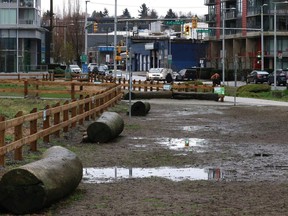 The Vancouver park board is planning a new park in the empty area south of Science World.