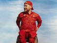 Zak Madell (Wheelchair Rugby) in Team Canada x Lululemon gear.