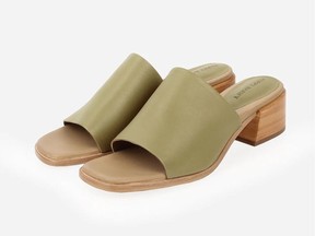 If your go-to leather sandals are looking too tired to slip into this spring, consider investing in this Spritz style from the Canadian brand Poppy Barley.