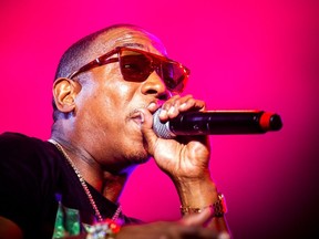 OTTAWA -- Ja Rule performed on the RBC stage during Bluesfest at Lebreton Flats Saturday, July 16, 2022. The American rapper started the show off by walking down the path from the soundboard to the main stage Saturday night. ASHLEY FRASER, POSTMEDIA