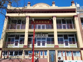 Two B.C. heritage sites have been named finalists in the National Trust for Canada's Next Great Save competition. Pictured here is the Mon Keang School in the Wongs’ Benevolent Association building. Photo: Wongs’ Benevolent Association.