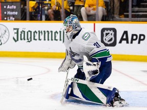 Canucks vs. Predators: Casey DeSmith is healthy again … to back up?