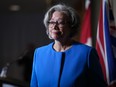 British Columbia is planning to add 240 new units to its complex-care housing program, providing homes for people with mental-health and addictions challenges that overlap with other serious conditions. B.C. Minister of Mental Health and Addictions Jennifer Whiteside steps away from the podium after speaking during a news conference in Vancouver, B.C., Monday, Jan. 30, 2023.