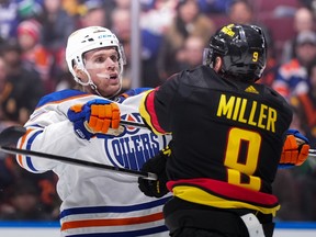 Connor McDavid and J.T. Miller will get to renew acquaintances one more time this season, but will it matter with the Canucks now seven points up in the division?