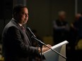 The federal government has reached a $7 million settlement with a British Columbia First Nation over a lumber grievance dating back to 1942. Gary Anandasangaree, Minister of Crown--Indigenous Relations Canada, speaks during a celebration in Iqaluit, Monday, April 1, 2024.