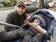 Nasser Najjar, with his six-month-old son Daniel, in Vancouver on Jan. 15.