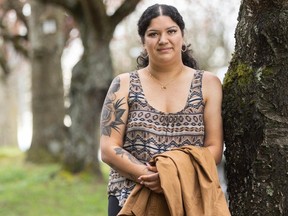 Sim Sidhu in Vancouver, BC, April 2, 2024. Sidhu, 24, is a former youth in care who is grateful for improved support services from the province, but says youth are still confused about what is available to them and how to access it.