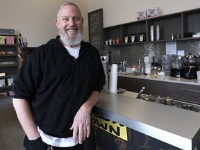 Businessman Mark Lieberman at the Mink Chocolate Factory.