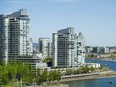 VANCOUVERMay 09 2019. Condo towers line the north shore of False Creek, Vancouver May 09 2019. ( Gerry Kahrmann / PNG staff photo) 00057356A Story by Rob Shaw [PNG Merlin Archive]