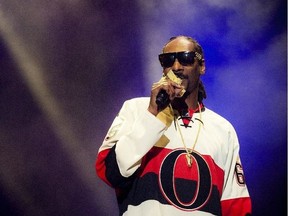 Snoop Dogg performs at Bluesfest on July 12, 2014.