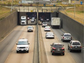 One southbound lane through the George Massey Tunnel will be closed this weekend for B.C. Hydro repairs, says the B.C. transportation ministry.