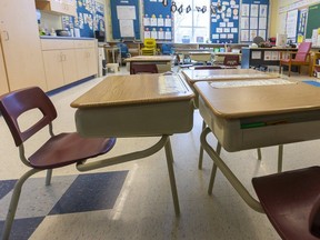 A B.C. teacher has been reprimanded for a classroom joke he told Grade 7 to 9 students.